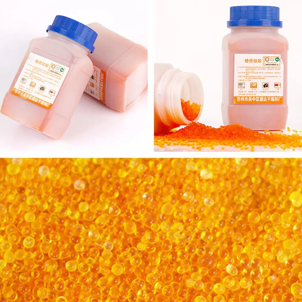 470g สีฟ้า/สีส้มกันน้ําซิลิกาเจลลูกปัดสารดูดความชื้นความชื้นเครื่องลดความชื้นอิเล็กทรอนิกส์ผลิตภัณฑ์สารดูดความชื้น - Image 3